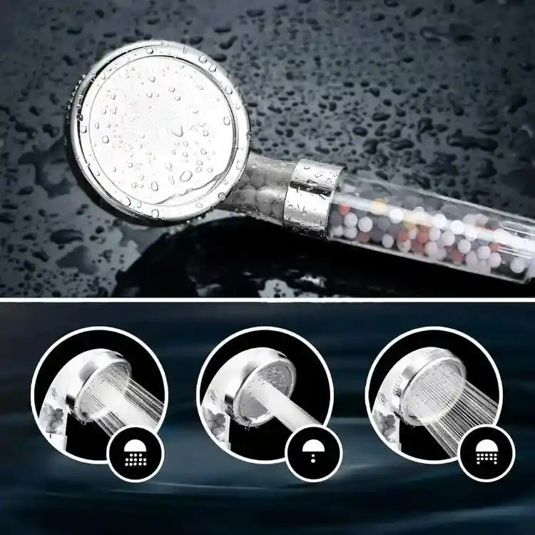 Power Shower™ High Pressure Filtered Shower Head (3 Spray Modes)